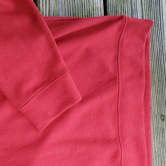 Calvin Klein Mens Classic Quarter Zip Pullover NWT  red Large - Picture 4 of 6